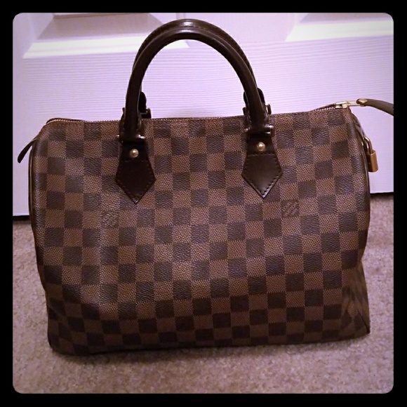 Louis Vuitton Handbags - LOUIS VUITTON SPEEDY 30 DAMIER EBENE